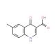 4-Hydroxy-6-methylquinoline-3-carboxylic acid (CAS 35973-18-3) - chemical structure image