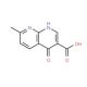 4-Hydroxy-7-methyl-1,8-naphthyridine-3-carboxylic acid (CAS 13250-97-0) - chemical structure image
