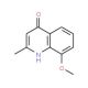 4-Hydroxy-8-methoxy-2-methylquinoline (CAS 15644-89-0) - chemical structure image