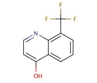 4-Hydroxy-8-(trifluoromethyl)quinoline (CAS 23779-96-6) - chemical structure image