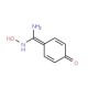 4-Hydroxy-benzamidine oxime (CAS 49787-00-0) - chemical structure image