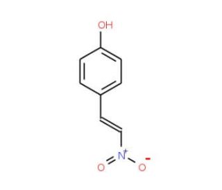 4-Hydroxy-&beta;-nitrostyrene (CAS 3179-08-6) - chemical structure image