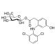 4-Hydroxy diclofenac acyl glucuronide - chemical structure image