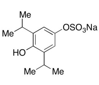 4-Hydroxy propofol sulfate sodium salt - chemical structure image
