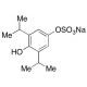 4-Hydroxy propofol sulfate sodium salt - chemical structure image