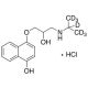 (±)-4-Hydroxy Propranolol-d7 Hydrochloride - chemical structure image