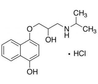 (&plusmn;)-4-Hydroxy Propranolol Hydrochloride (CAS 14133-90-5) - chemical structure image