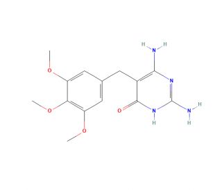 4-Hydroxy trimethoprim - chemical structure image