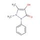 4-Hydroxyantipyrine (CAS 1672-63-5) - chemical structure image