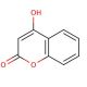 4-Hydroxycoumarin (CAS 1076-38-6) - chemical structure image