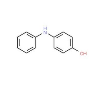 4-Hydroxydiphenylamine (CAS 122-37-2) - chemical structure image