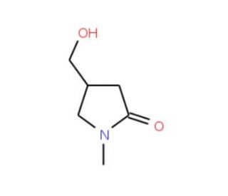4-(Hydroxymethyl)-1-methylpyrrolidin-2-one (CAS 59887-20-6) - chemical structure image