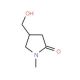4-(Hydroxymethyl)-1-methylpyrrolidin-2-one (CAS 59887-20-6) - chemical structure image