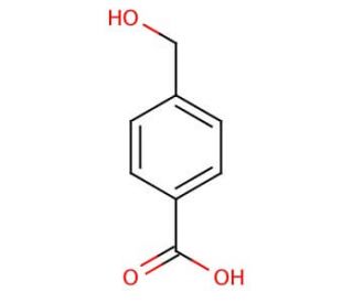 4-(Hydroxymethyl)benzoic acid (CAS 3006-96-0) - chemical structure image