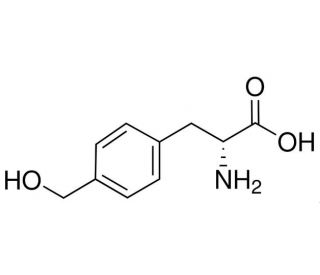 4-(Hydroxymethyl)-D-phenylalanine (CAS 15720-17-9) - chemical structure image