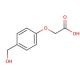 4-(Hydroxymethyl)phenoxyacetic acid (CAS 68858-21-9) - chemical structure image