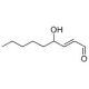 4-Hydroxynonenal (CAS 75899-68-2) - chemical structure image
