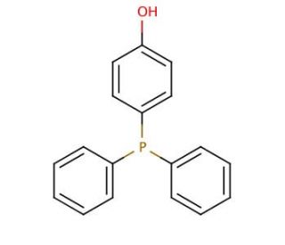 (4-Hydroxyphenyl)diphenylphosphine (CAS 5068-21-3) - chemical structure image