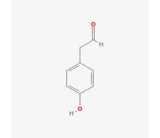 4-Hydroxyphenylacetaldehyde (CAS 7339-87-9) - chemical structure image