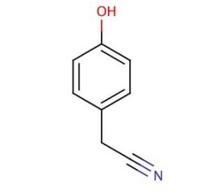 4-Hydroxyphenylacetonitrile (CAS 14191-95-8) - chemical structure image