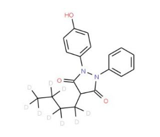 4-Hydroxyphenylbutazone-d9 - chemical structure image