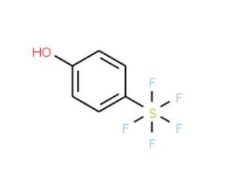 4-Hydroxyphenylsulphur pentafluoride (CAS 774-94-7) - chemical structure image