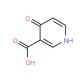4-Hydroxypyridine-3-carboxylic acid (CAS 609-70-1) - chemical structure image