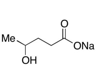 4-Hydroxyvaleric acid sodium salt - chemical structure image