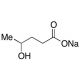4-Hydroxyvaleric acid sodium salt - chemical structure image