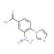 4-Imidazol-1-yl-3-nitro-benzoic acid (CAS 167626-67-7) - chemical structure image