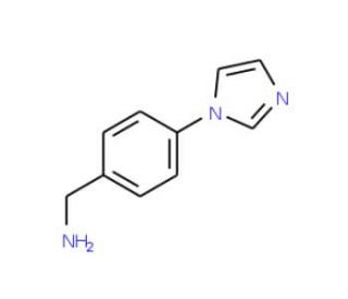 4-(Imidazol-1-yl)benzylamine (CAS 65113-25-9) - chemical structure image