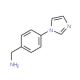 4-(Imidazol-1-yl)benzylamine (CAS 65113-25-9) - chemical structure image