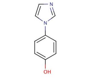 4-(Imidazol-1-yl)phenol (CAS 10041-02-8) - chemical structure image