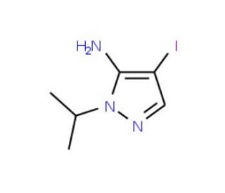 4-iodo-1-isopropyl-1H-pyrazol-5-amine - chemical structure image