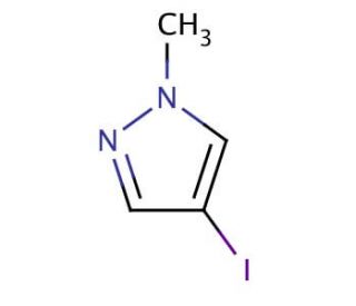 4-Iodo-1-methyl-1H-pyrazole (CAS 39806-90-1) - chemical structure image