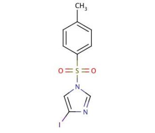 4-Iodo-1-p-tosylimidazole (CAS 163854-63-5) - chemical structure image
