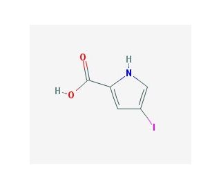 4-Iodo-1H-pyrrole-2-carboxylic acid (CAS 252861-26-0) - chemical structure image