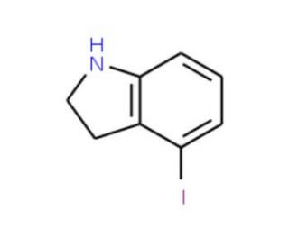4-Iodo-2,3-dihydro-1H-indole (CAS 939759-03-2) - chemical structure image