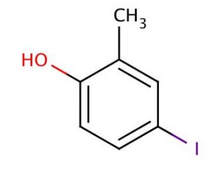 4-Iodo-2-methylphenol (CAS 60577-30-2) - chemical structure image