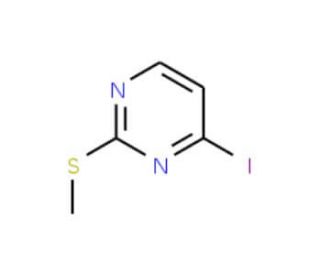4-Iodo-2-(methylthio)pyrimidine (CAS 1122-74-3) - chemical structure image