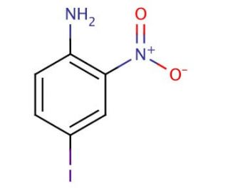 4-Iodo-2-nitroaniline (CAS 20691-72-9) - chemical structure image