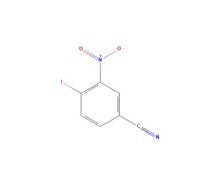 4-Iodo-3-nitro-benzonitrile (CAS 101420-79-5) - chemical structure image