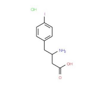 4-Iodo-D-beta-homophenylalanine hydrochloride (CAS 269396-70-5) - chemical structure image