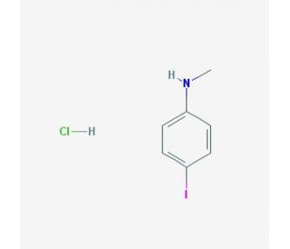 4-iodo-N-methylaniline hydrochloride (CAS 84250-74-8) - chemical structure image