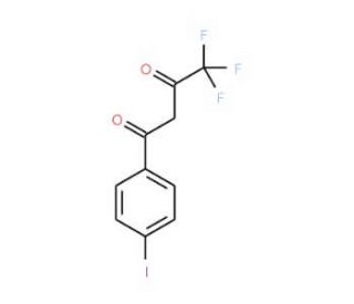 4-Iodobenzoyltrifluoroacetone (CAS 685892-12-0) - chemical structure image