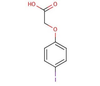 4-Iodophenoxyacetic acid (CAS 1878-94-0) - chemical structure image