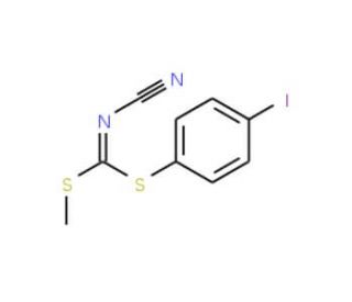 (4-Iodophenyl) methyl cyanocarbonimidodithioate - chemical structure image