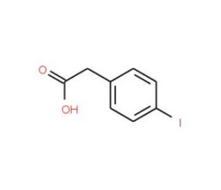 4-Iodophenylacetic acid (CAS 1798-06-7) - chemical structure image