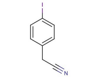 4-Iodophenylacetonitrile (CAS 51628-12-7) - chemical structure image