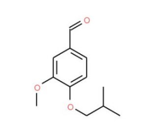 4-Isobutoxy-3-methoxybenzaldehyde (CAS 66488-79-7) - chemical structure image